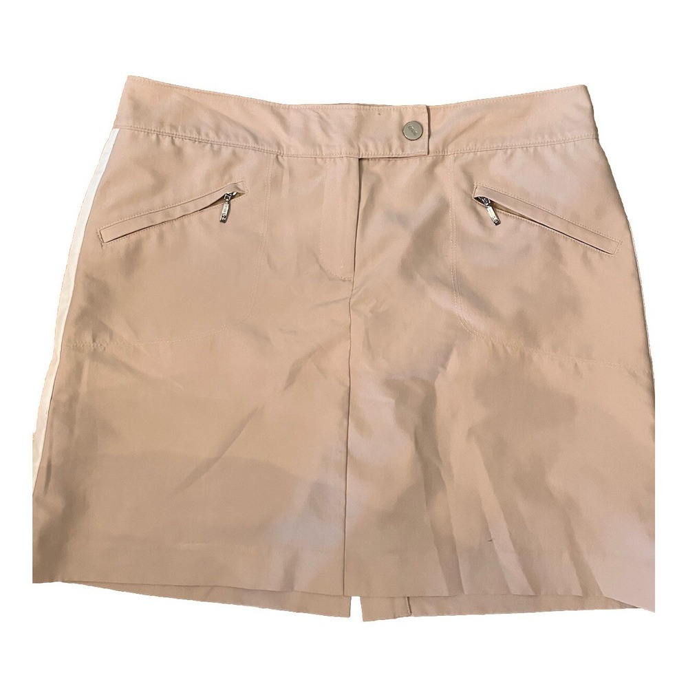 IZOD XFG Skorts Size 6 Khaki Skirt With Shorts Golf Tennis activewear